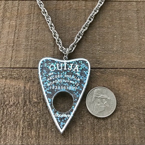 🆕 Ouija Planchette Pendant Necklace Resin/Stainless Steel - Picture 3 of 6